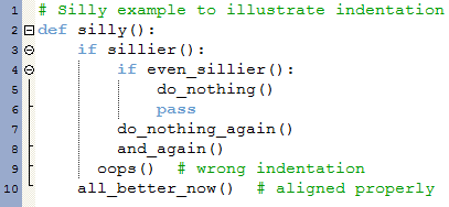 Showing indentation guides