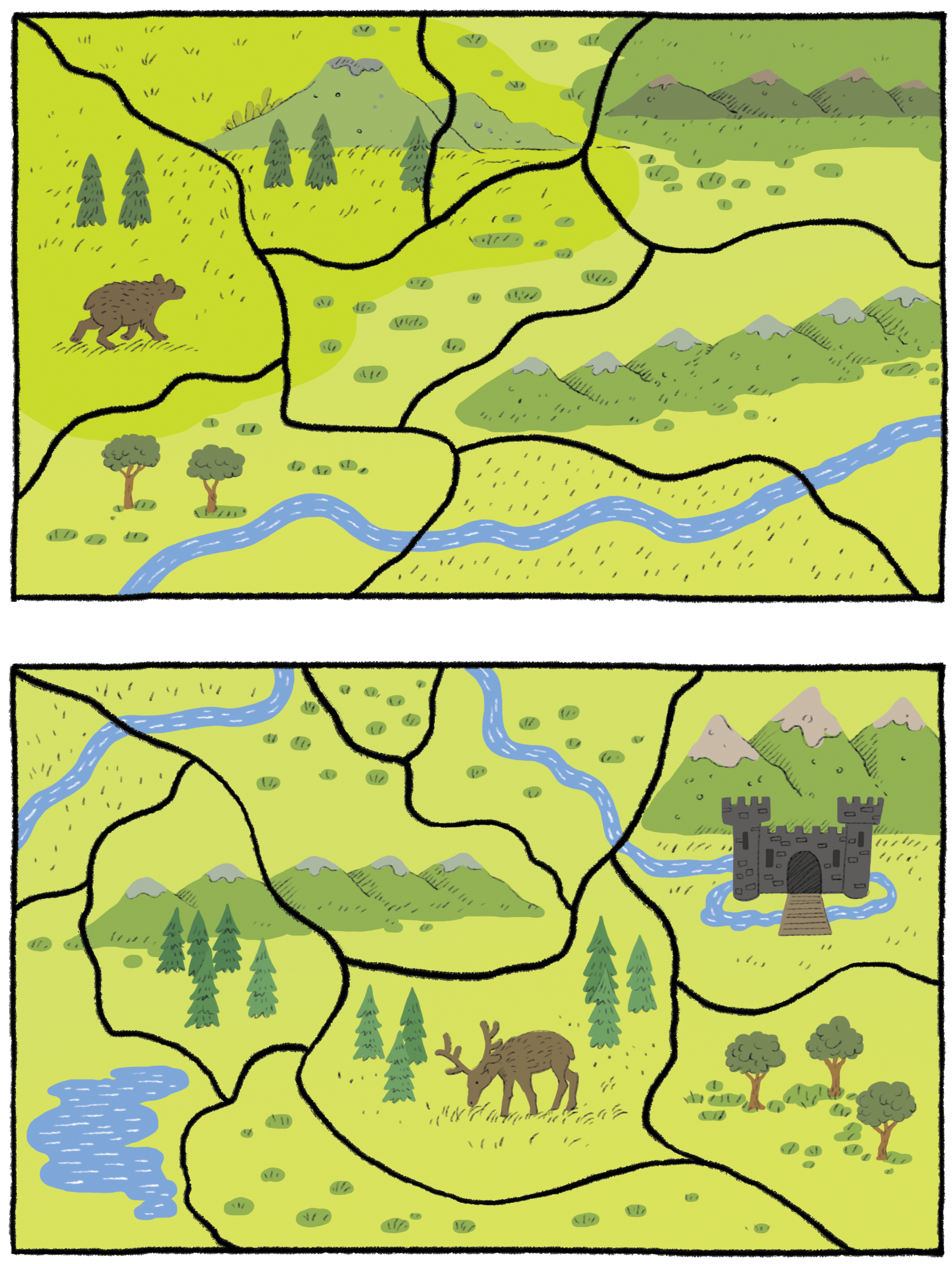 coloring countries